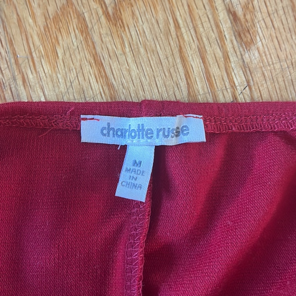 Red Crop Top - Picture 3 of 3